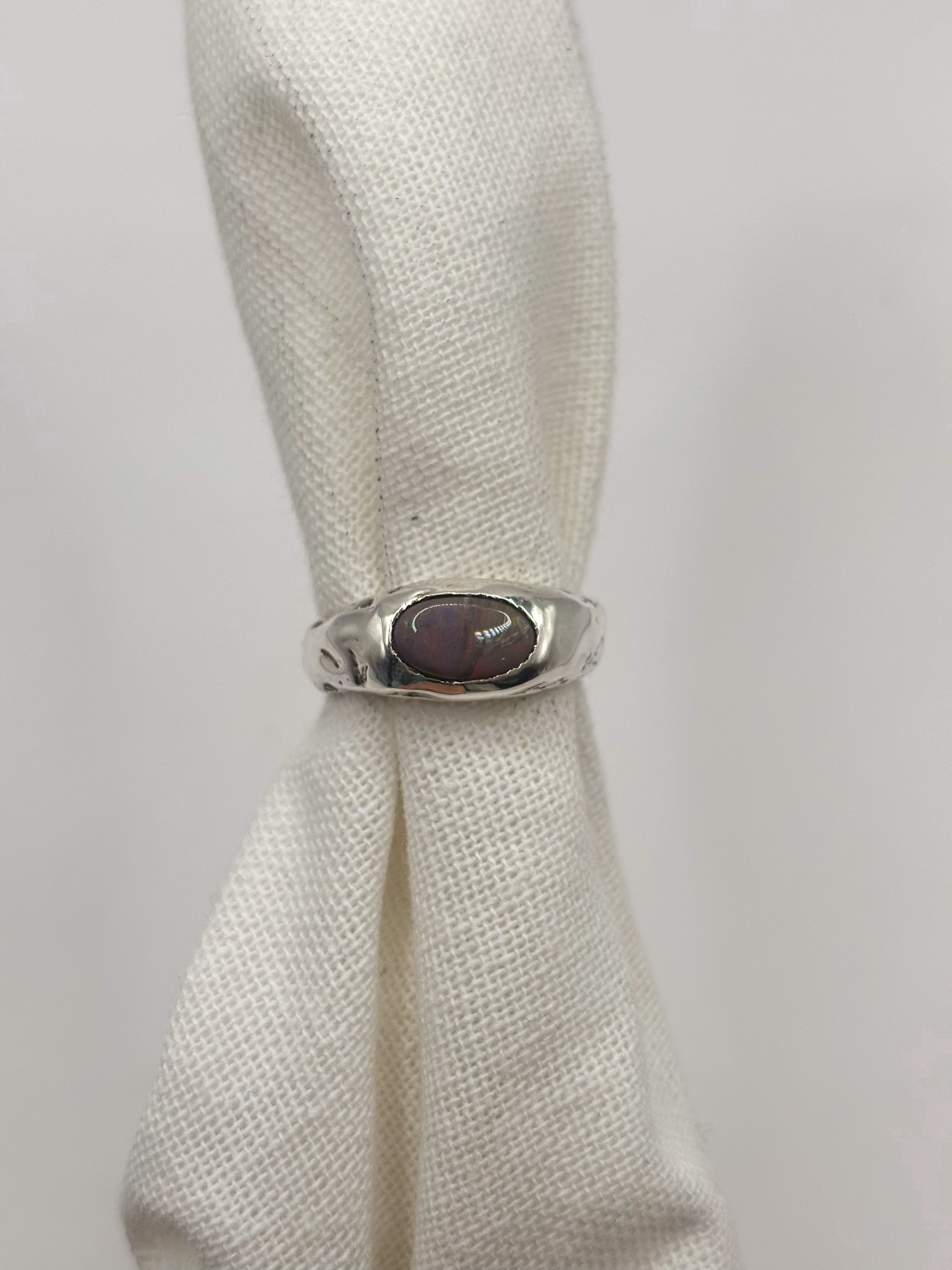 Signet Opal Ring
