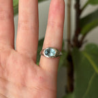 Blue Topaz Ring - Size 5