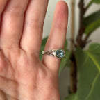 Blue Topaz Ring - Size 5
