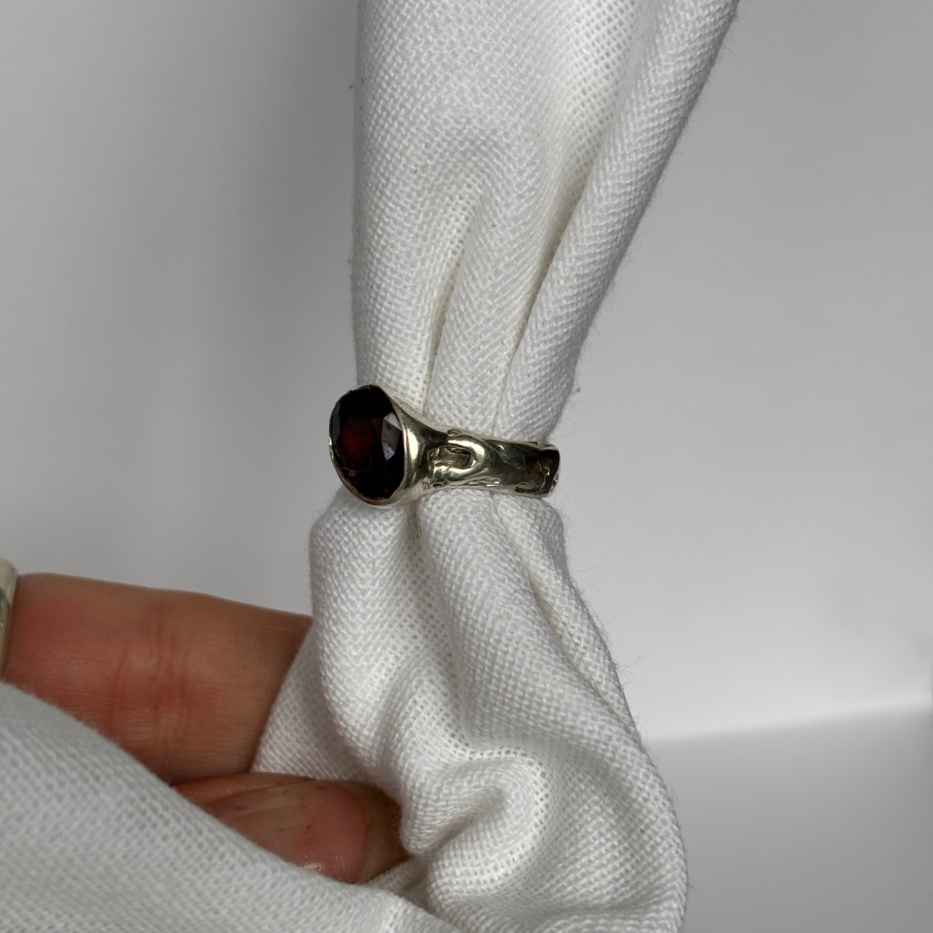 Garnet & Opal Ring